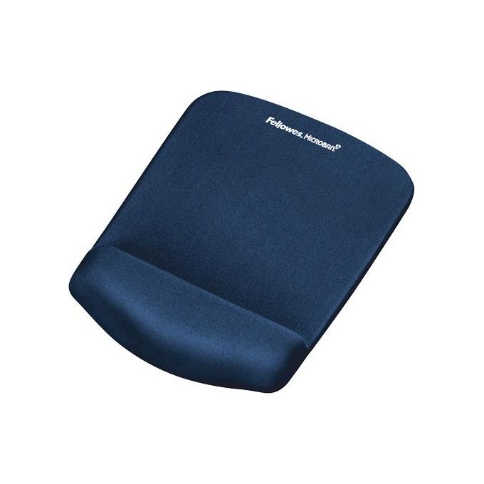 Fellowes Tapettino per Mouse Plushtouch Blu