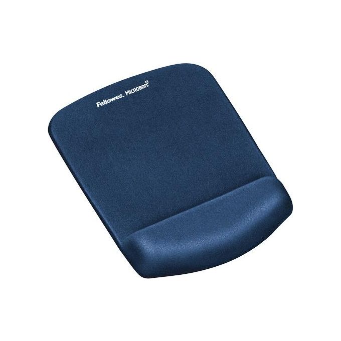 Fellowes Tapettino per Mouse Plushtouch Blu