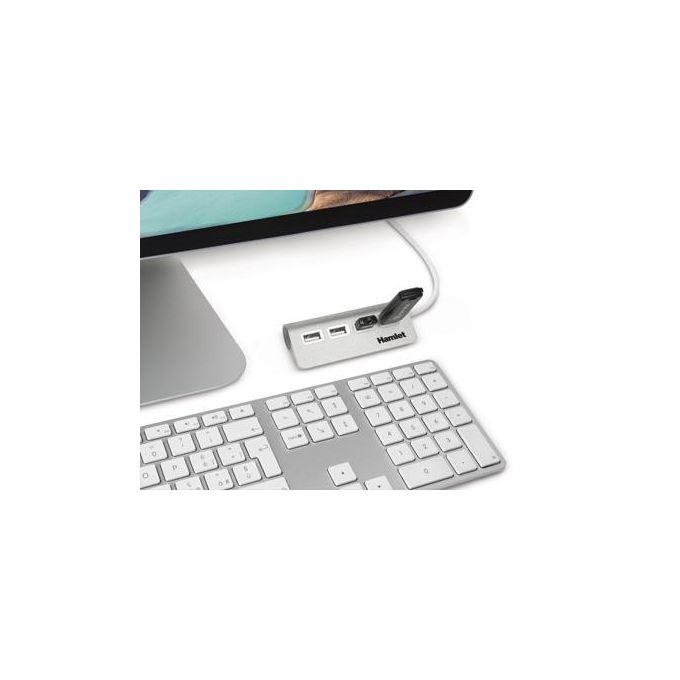 Hamlet XHUB4020AL Hub 4 x USB 2.0 desktop