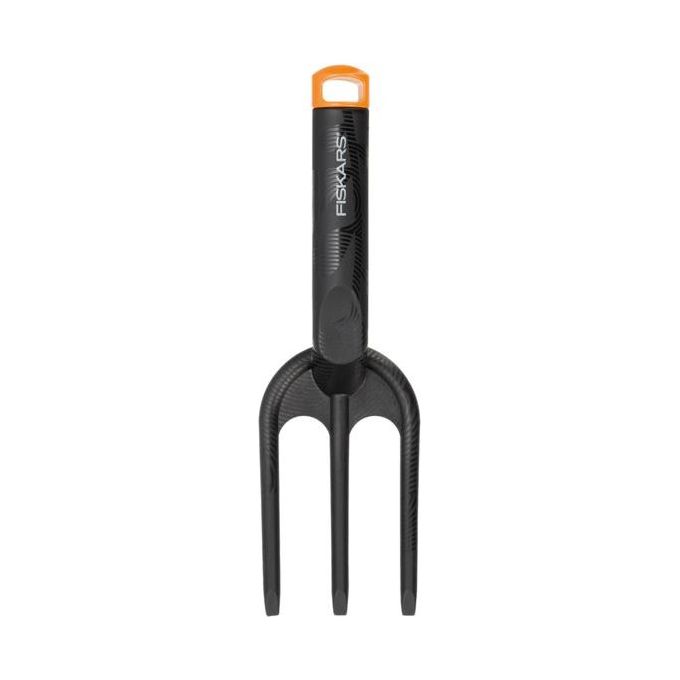 Fiskars Forca 26 cm Plastica Rinforzata Nero-Arancione per Giardinaggio
