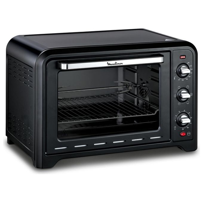 Moulinex OX485810 Optimo Fornetto Elettrico Ventilato 39 L 2000 W 7 Modalita' di Cottura Girarrosto Termostato 240°C colore Nero