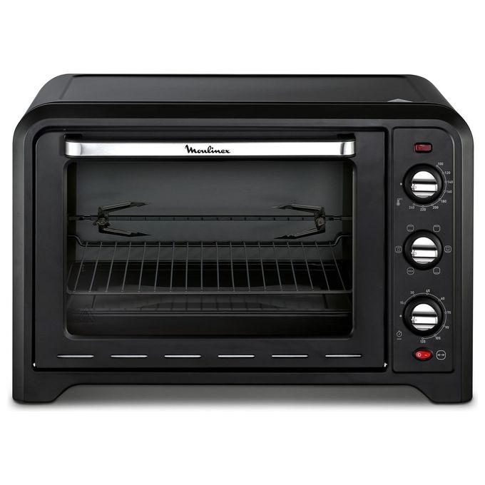 Moulinex OX485810 Optimo Fornetto Elettrico Ventilato 39 L 2000 W 7 Modalita' di Cottura Girarrosto Termostato 240°C colore Nero