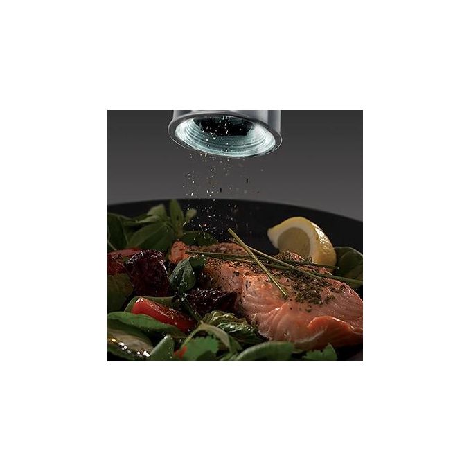 Russell Hobbs 23460-56 Classic Set Macinini Sale e Pepe Elettrici Ceramica Regolabile Luce LED a Batteria colore Acciaio Inossidabile