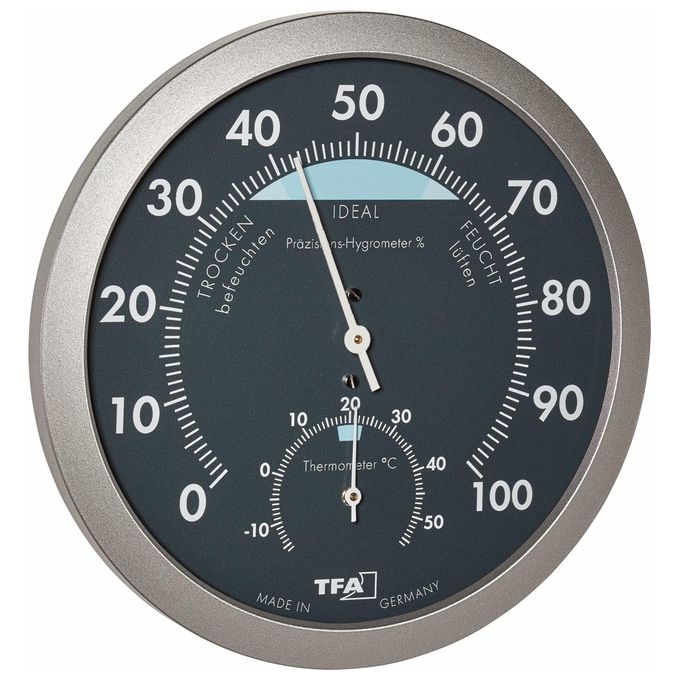 Tfa-Dostmann Termoigrometro Antracite-Grigio