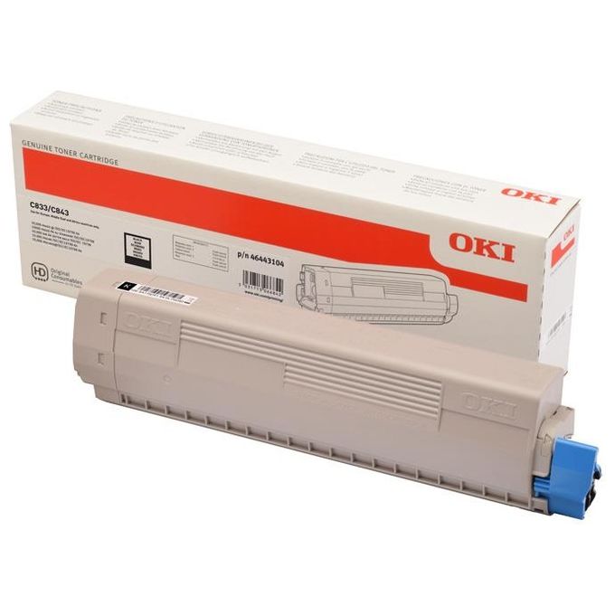 OKI Toner nero c833 843 Durata 10000 Pagine