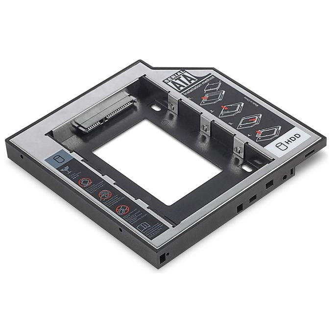 Digitus DA-71109 Telaio di Installazione per Cd-Dvd-Blu-ray Sata su Sata III Altezza 12,7mm
