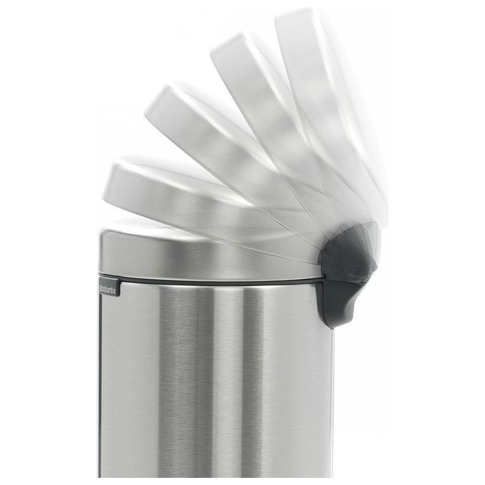 Brabantia Pedal Bin Newicon Pattumiera a Pedale 3 Litri Inox Satinato