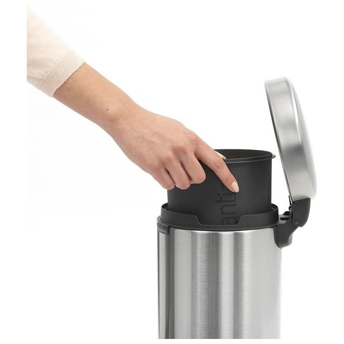 Brabantia Pedal Bin Newicon Pattumiera a Pedale 3 Litri Inox Satinato