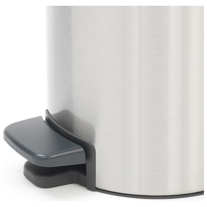 Brabantia Pedal Bin Newicon Pattumiera a Pedale 3 Litri Inox Satinato