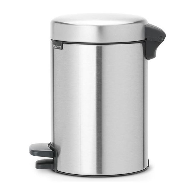 Brabantia Pedal Bin Newicon Pattumiera a Pedale 3 Litri Inox Satinato