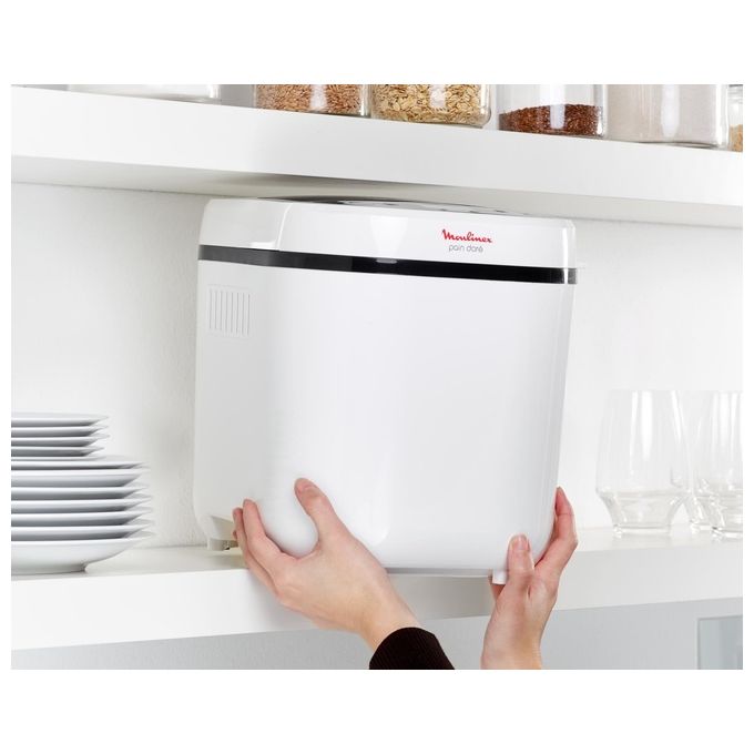 Moulinex OW2101 Pain Plaisir Macchina del Pane 1 kg 12 Programmi 650W Bianco