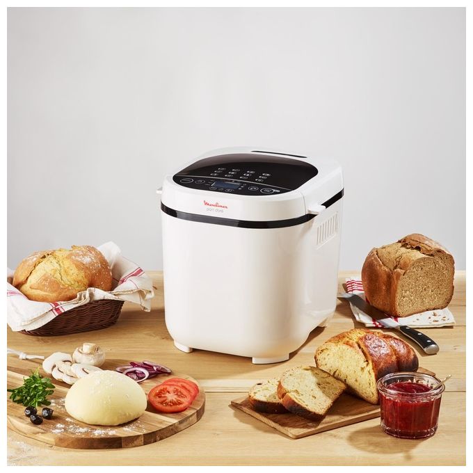 Moulinex OW2101 Pain Plaisir Macchina del Pane 1 kg 12 Programmi 650W Bianco