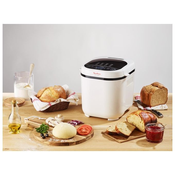 Moulinex OW2101 Pain Plaisir Macchina del Pane 1 kg 12 Programmi 650W Bianco
