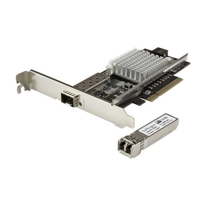 Startech Scheda di Rete in Fibra Ottica ad 1 Porta 10G SFP+ PCIe Intel Chip M-M