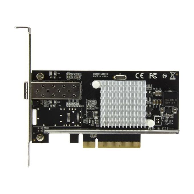 Startech Scheda di Rete in Fibra Ottica ad 1 Porta 10G SFP+ PCIe Intel Chip M-M