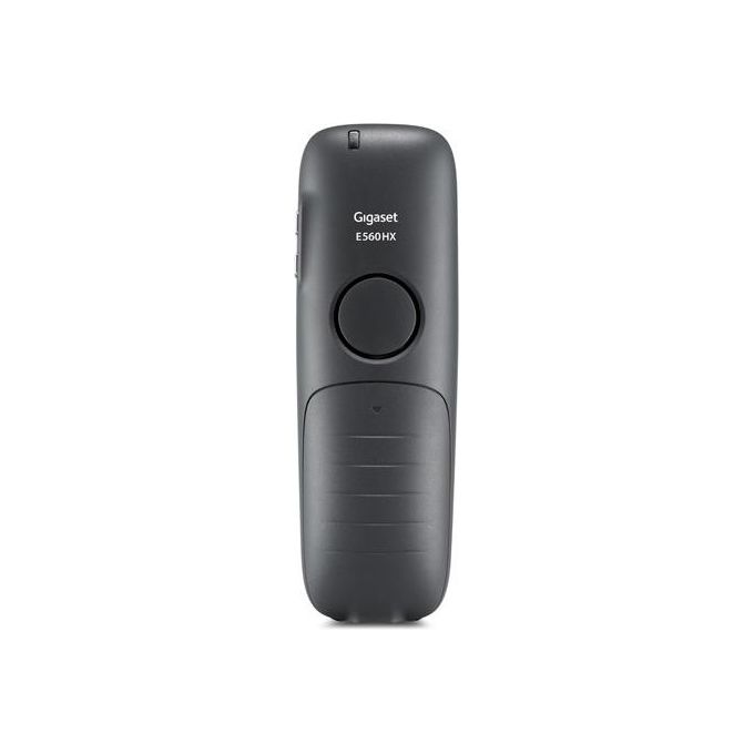 Gigaset S30852-H2766-B101 E560HX Telefono cordless DECT Identificatore di chiamata Vivavoce Segreteria telefonica Tasti retroilluminati colore Platinum