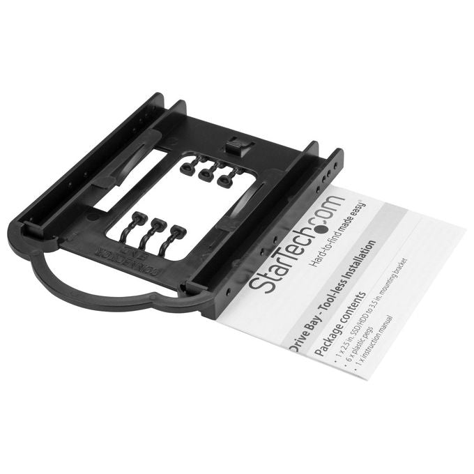 Startech Staffa di Montaggio Ssd-hdd 2,5  per Alloggiamento da 3 5