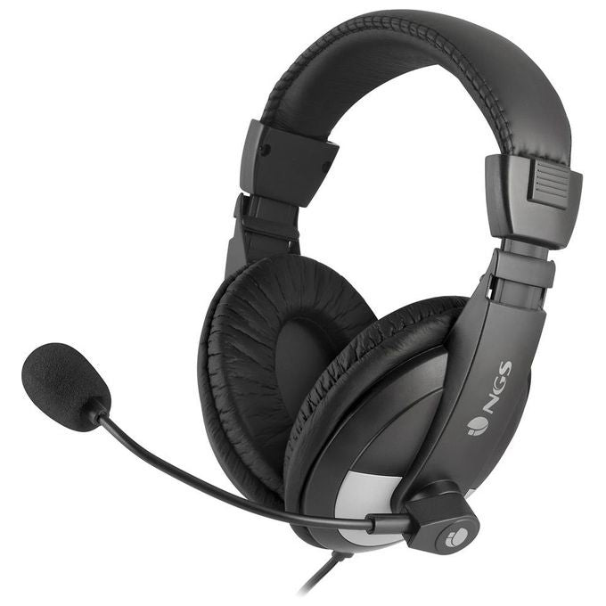 NGS MSX9 Pro Cuffia con Microfono Stereo Jack 3,5mm Nero