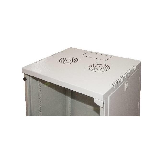 Link armadio 15 unita' da muro per reti (a)750 x (l)540 x (p) 450 mm colore grigio