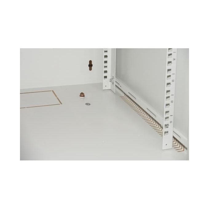 Link armadio 9 unita' da muro per reti (a)485 x (l)540 x (p) 450 mm colore grigio