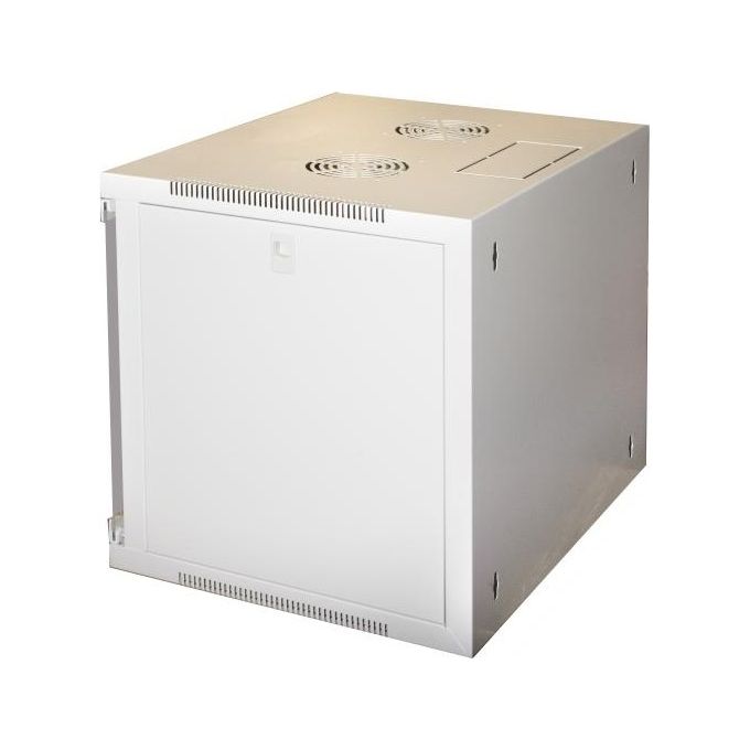 Link armadio 9 unita' da muro per reti (a)485 x (l)540 x (p) 450 mm colore grigio
