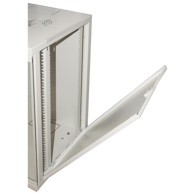 Link armadio 9 unita' da muro per reti (a)485 x (l)540 x (p) 450 mm colore grigio