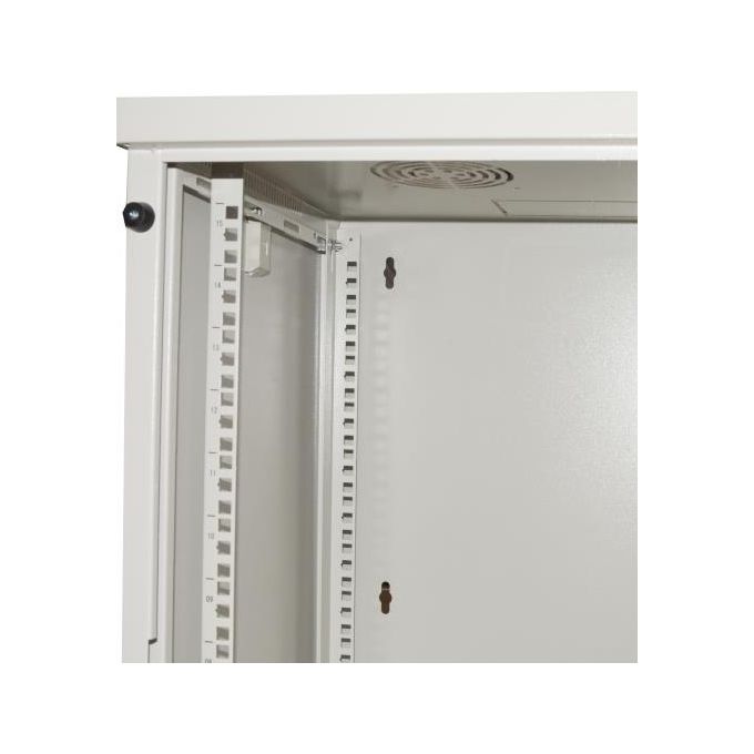 Link armadio 9 unita' da muro per reti (a)485 x (l)540 x (p) 450 mm colore grigio