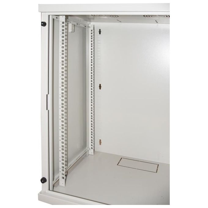Link armadio 12 unita' da muro per reti (a)620 x (l)540 x (p) 450 mm colore grigio