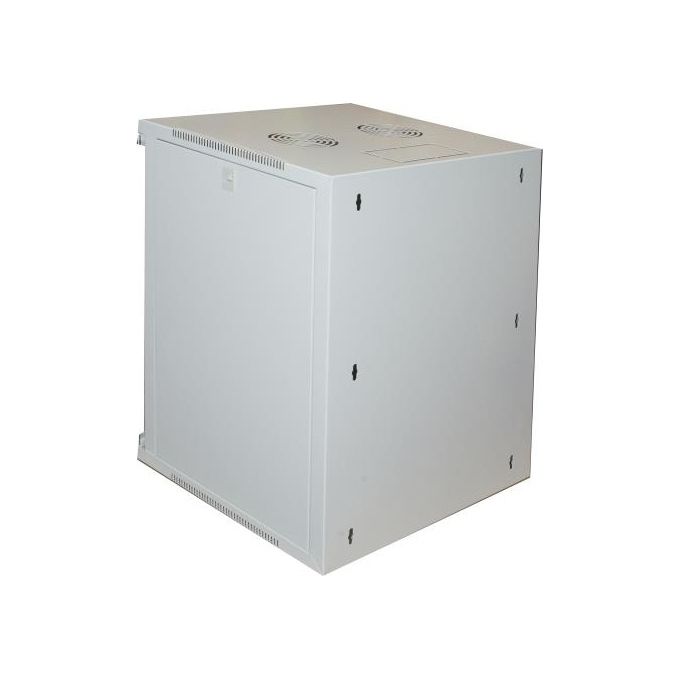 Link armadio 15 unita' da muro per reti (a)750 x (l)540 x (p) 450 mm colore grigio