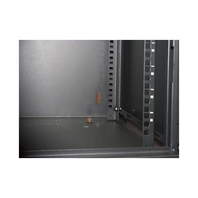 Link armadio 6 unita' da muro per reti (a)350 x (l)540 x (p) 450 mm colore nero
