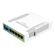 Mikrotik RB960PGS hEX PoE Router cablato 5 porte Gigabit PoE in-out SFP USB 2.0 colore Bianco