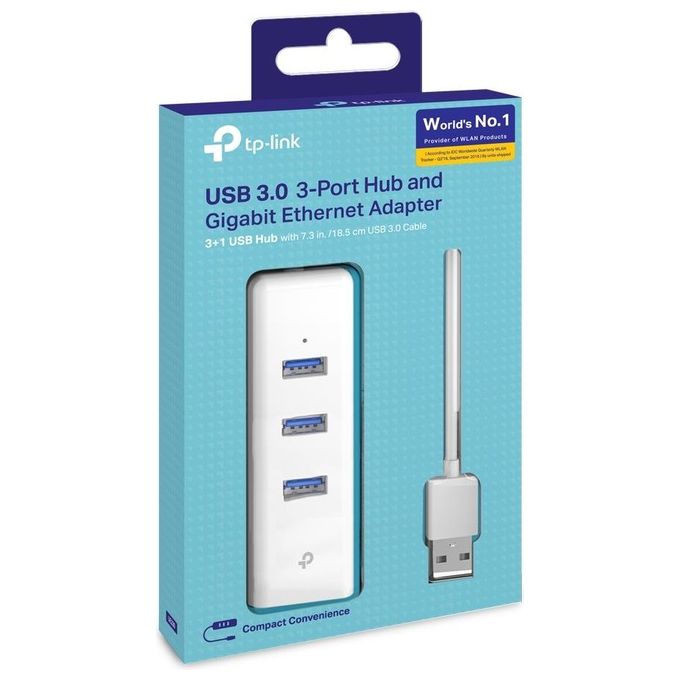 TP-LINK UE330 Adattatore di rete USB 3.0 Gigabit Ethernet