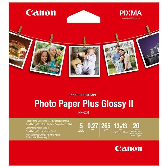 Canon carta Photo Lucida Pp-201 13x13 20f