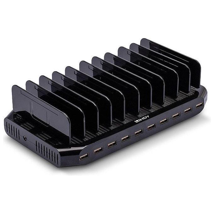 Lindy Stazione di Ricarica Usb Nero