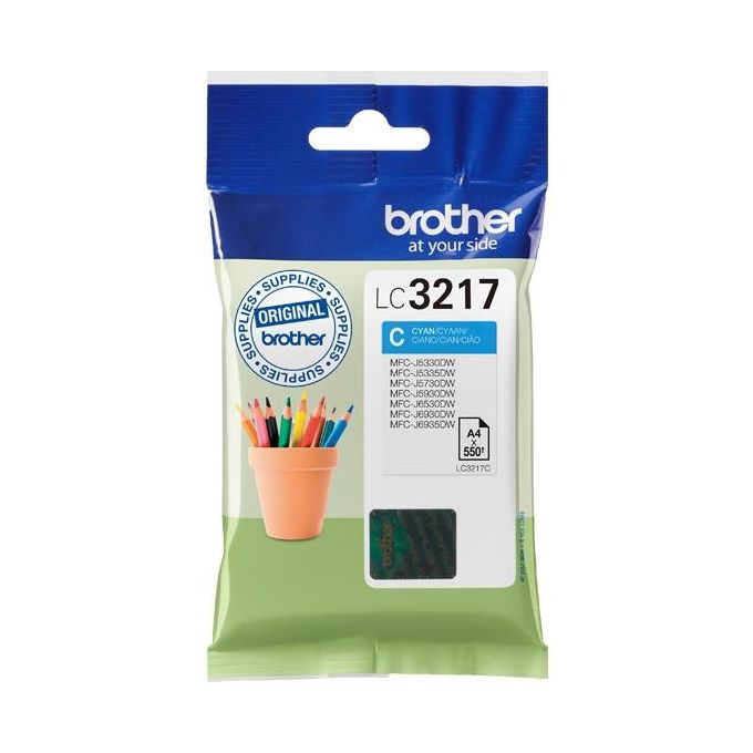 Brother LC-3217C Cartuccia Ciano