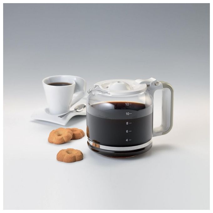 Ariete Macchina Caffe Americano 12 Tazze Caraffa in Vetro 2000W Beige