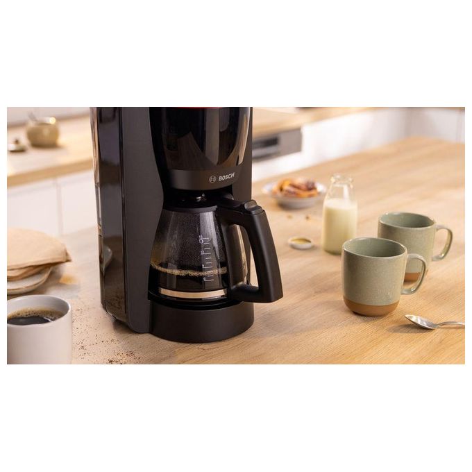 Bosch TKA3M133 MyMoment Macchina da caffe' americana 1,4 L 15 tazze 1200 W Funzione keep warm Serbatoio estraibile Sistema antigoccia colore Nero 1.4 L