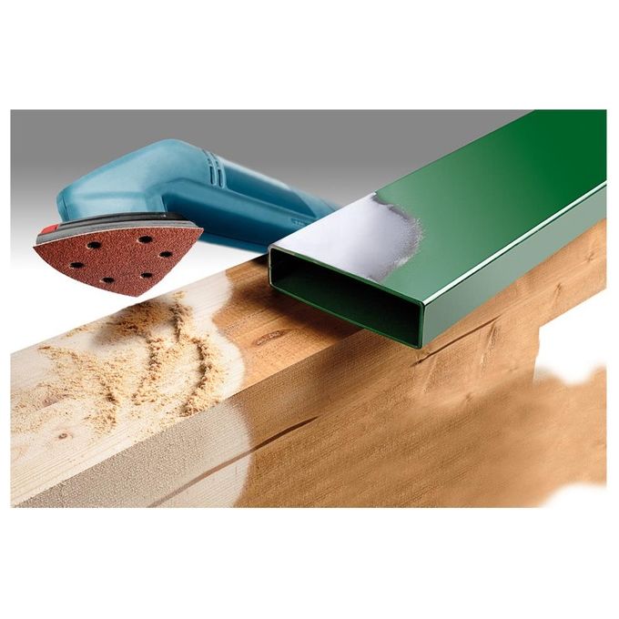 Kwb Foglio Abrasivo Triangolare Per Legno E Metallo Autoadesivo 96Mm 5 Pezzi