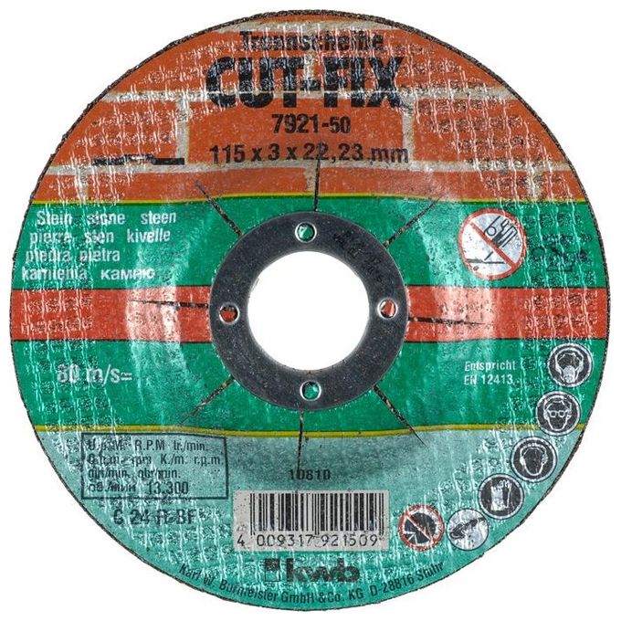 Kwb Disco Da Taglio Adatto Per Pietra Diametro Della Ruota 11.5Cm