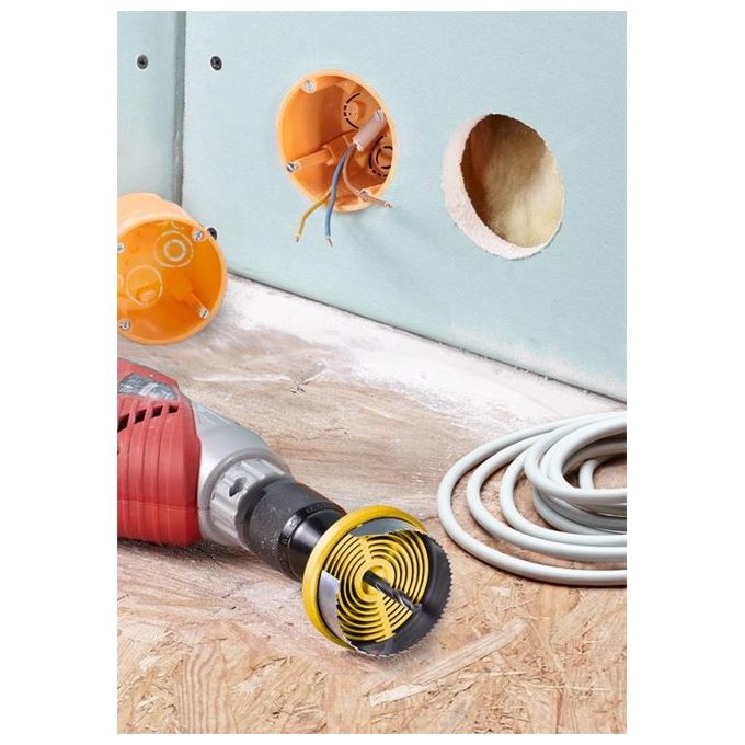 Kwb Sega A Tazza Per Trapano Per Plastica E Legno 6.3Cm 7 Pezzi