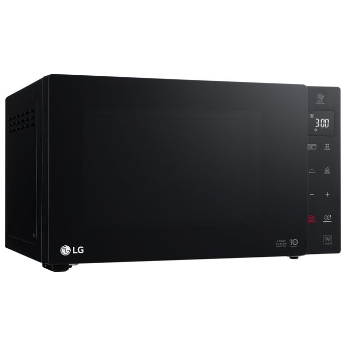 LG MH6535GDS Neochef Forno a Microonde con Grill Tecnologia Smart Inverter Capacita' 25 Litri Potenza 1000 W Funzione Crisp Cottura a Vapore Display LED Nero