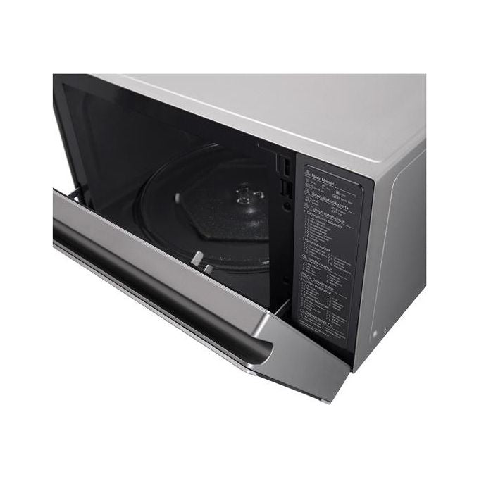 LG MJ3965ACS Neochef Forno a Microonde con Grill Tecnologia Smart Inverter Capacita' 39 Litri Potenza 1350 W Funzione Crisp Cottura a Vapore Display LED Acciaio Inox