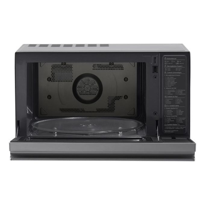 LG MJ3965ACS Neochef Forno a Microonde con Grill Tecnologia Smart Inverter Capacita' 39 Litri Potenza 1350 W Funzione Crisp Cottura a Vapore Display LED Acciaio Inox