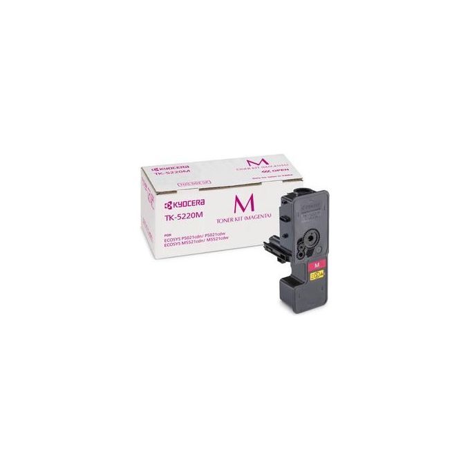 Kyocera Toner Magenta Tk-5220m per Ecosys P5021cdn cdw Ecosys M5521cdn cdw CapacitÃ  Standard 1200 Pagine in Formato a4