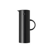 Stelton 930 EM77 Isolatore Termico 1 L in Plastica ABS e Vetro con Tappo a Leva e Vite colore Nero