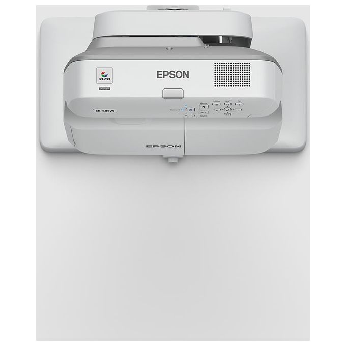 Epson Videoproiettore Eb-685w Ottica Ultra Corta wxga - 16:10 - 3500lumen - Usb-ethernet - hd Ready - Inclusi: Telecomando, Supporto per Montaggio a Parete
