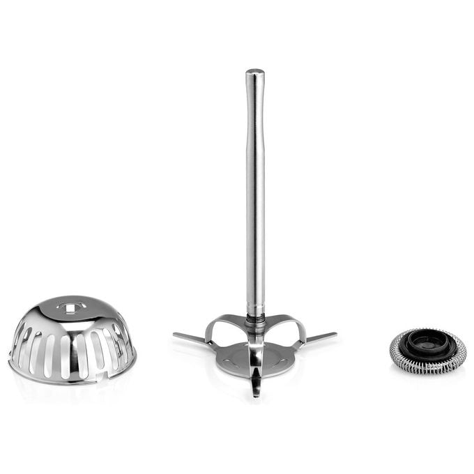 WMF 413170011 Lono Milk and Choc Montalatte a Induzione 500 ml 650W spuma calda e fredda cioccolata calda colore Argento