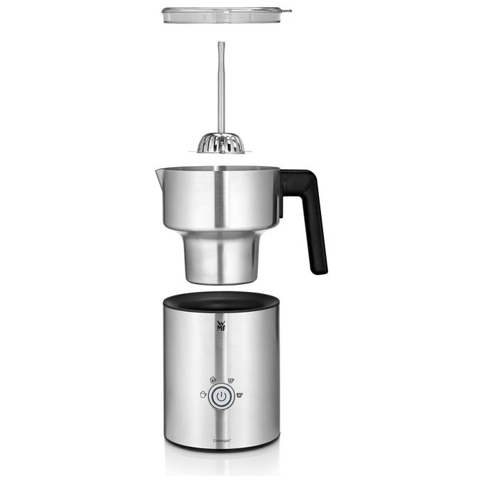 WMF 413170011 Lono Milk and Choc Montalatte a Induzione 500 ml 650W spuma calda e fredda cioccolata calda colore Argento