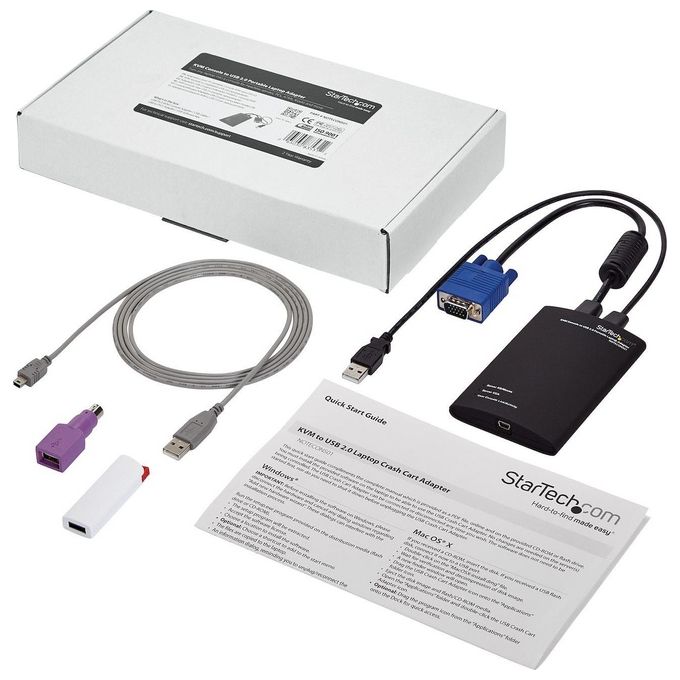 StarTech Laptop crash cart adapter portatile Console KVM a USB 2.0