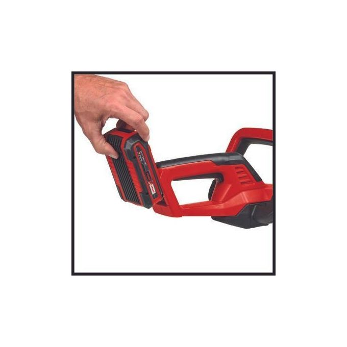 Einhell 3410940 GC-CH 18-40 Li Solo Tagliasiepi a batteria 18 V 40 cm lunghezza di taglio 13 mm spaziatura denti motore a spazzole colore Nero Rosso